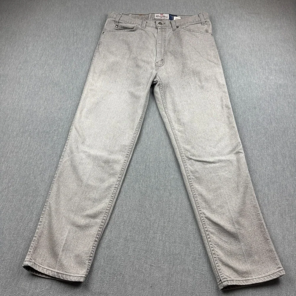 Vintage Levis Jeans Mens 34X29 Gray 540 Relaxed Fit Brown Tab Made In USA 90s